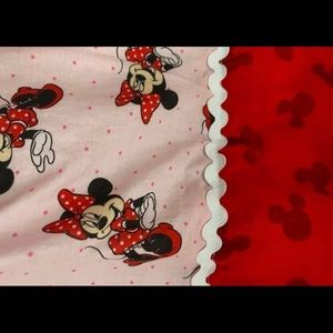 Handmade Disney Minnie Mouse Crib Quilt & Bumpers